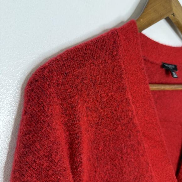 Talbots Sweater Womens Medium Petite Button Front Cardigan Pearl Detail Pockets - Picture 3 of 8